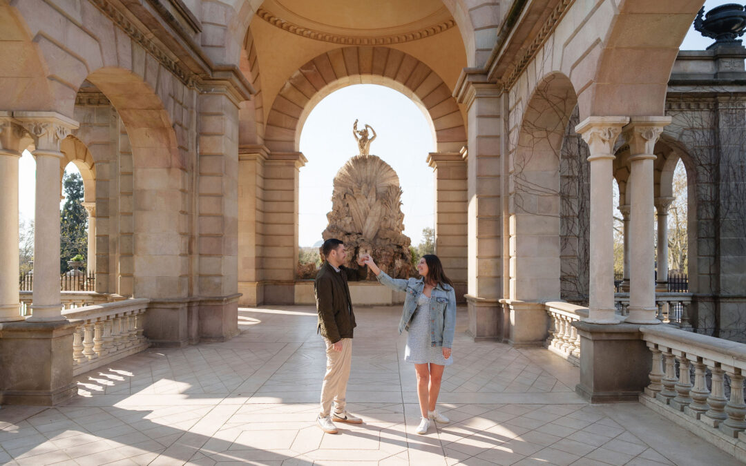 Secret Proposal in Ciutadella Park Barcelona