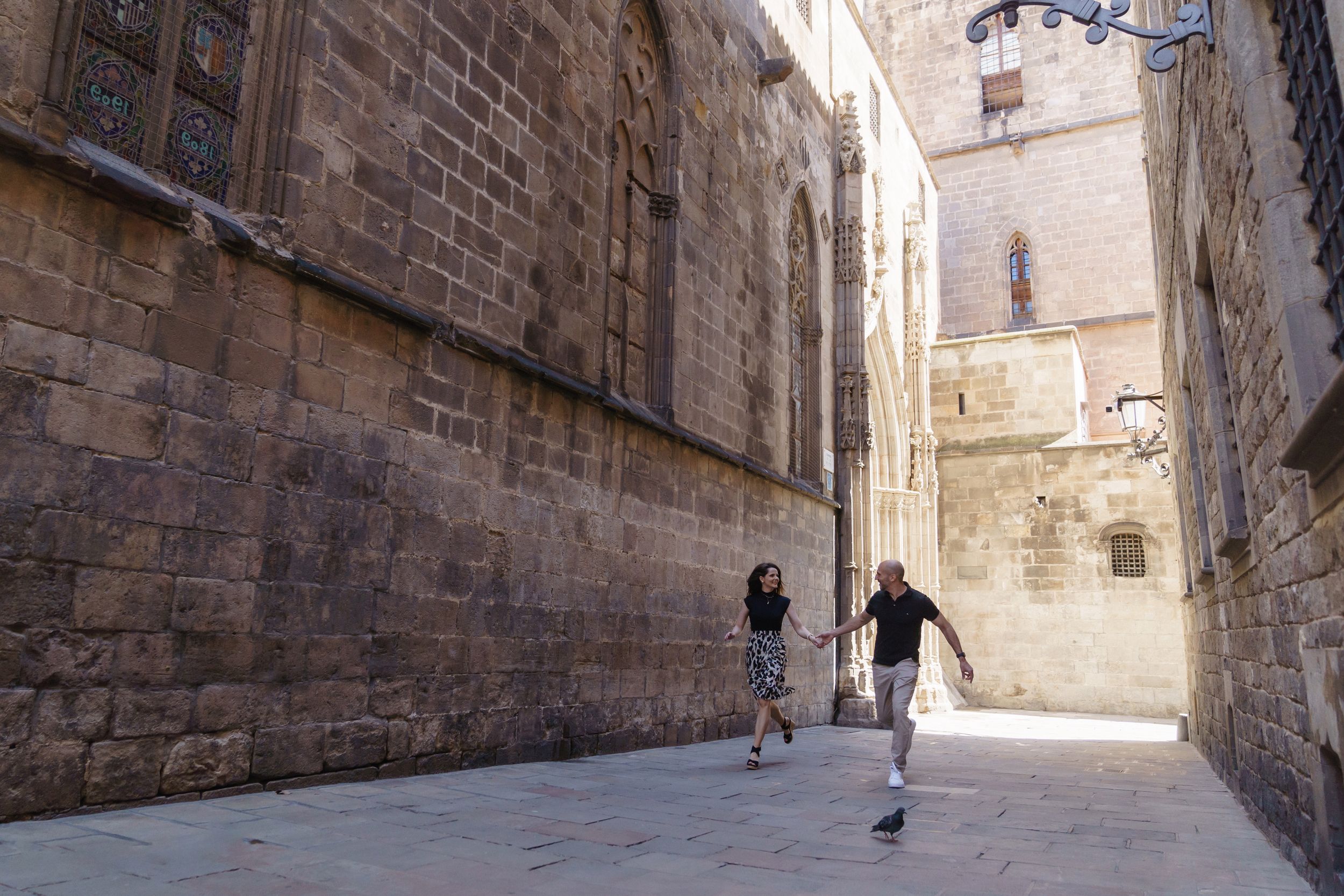 DSC00705-00b8f57c-2500 Barcelona Gothic Quarter wedding photography location by Wedding and Family Photographer Videographer Barcelona Montego Bay