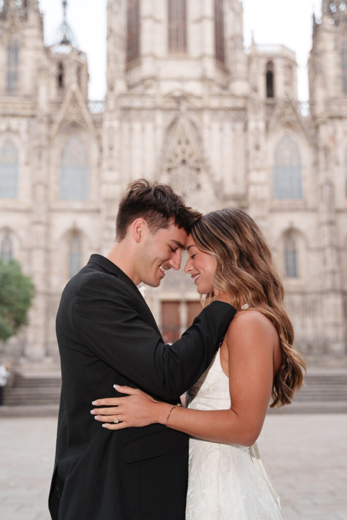 Elopement in Barcelona Cathedral
